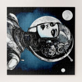 ロボット女性VI ジグソーパズル (横)