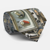 ロボット好きなギーク+ネิร์ド+テクノロジー+マシン ネクタイ (ロール)
