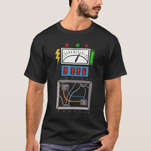 ロボット好きのためのロボット Tシャツ (正面)