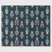 ロボット子供へ玩具 ラッピングペーパー (フラット)