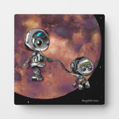 ロボット宇宙ウォーク フォトプラーク (正面)