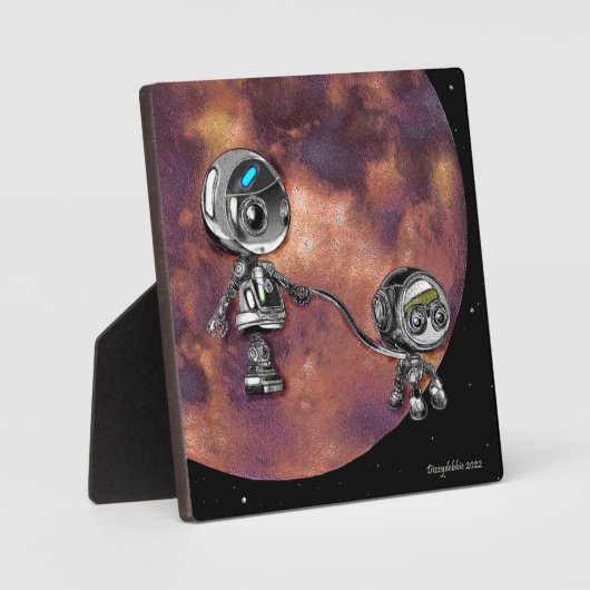 ロボット宇宙ウォーク フォトプラーク (正面)