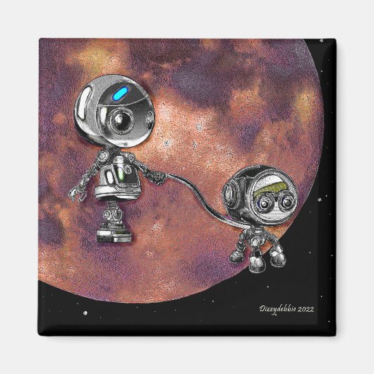 ロボット宇宙ウォーク マグネット (正面)