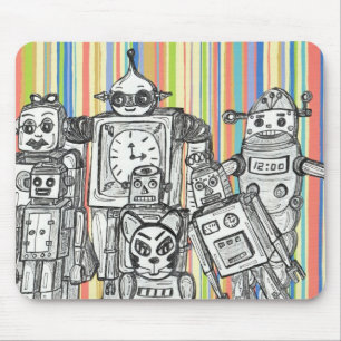 ロボット家族6のマウスパッド マウスパッド