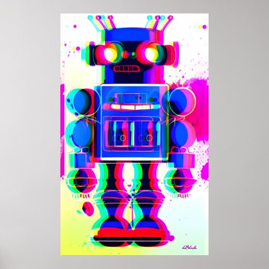 ロボット容疑者ナンバー4 ポスター (正面)