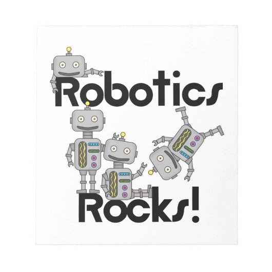 ロボット工学の石 ノートパッド (正面)