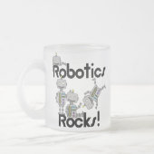 ロボット工学の石 フロストグラスマグカップ (左)
