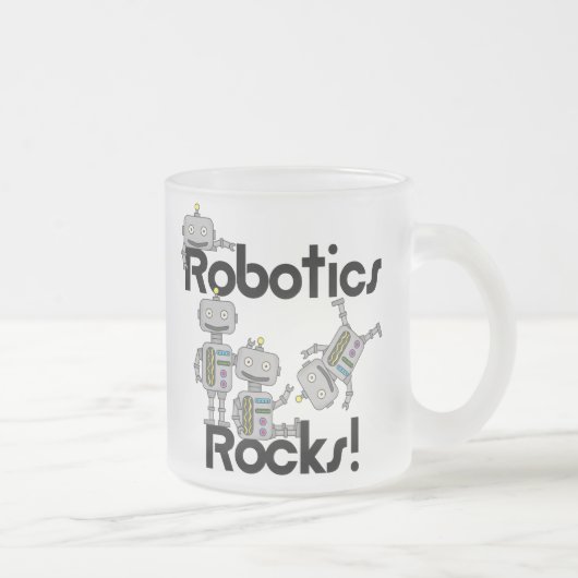 ロボット工学の石 フロストグラスマグカップ (右)