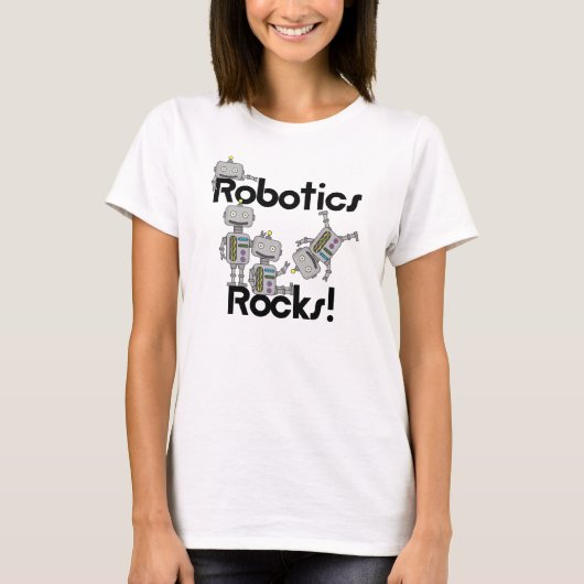 ロボット工学の石 Tシャツ (正面)
