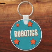 ロボット工学の研究分野 キーホルダー (正面)