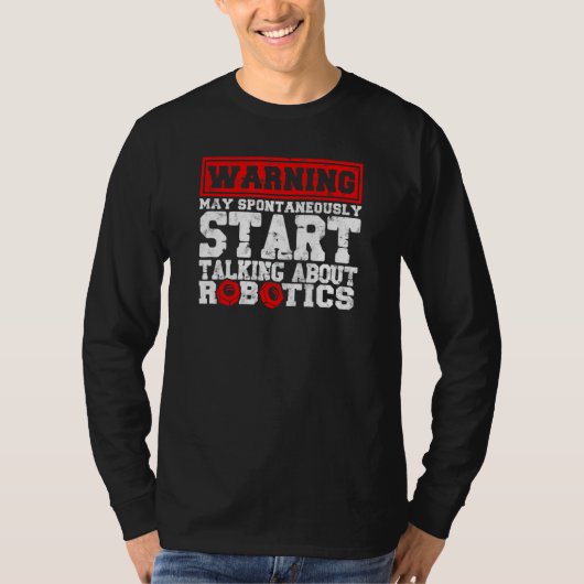 ロボット工学エンジニアロボット技術 Tシャツ (正面)
