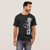 ロボット工学エンジニアロボティクスヴィンテージヴィンテージ Tシャツ (正面フル)