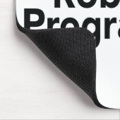 ロボット工学プログラマ マウスパッド (コーナー)