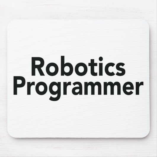 ロボット工学プログラマ マウスパッド (正面)