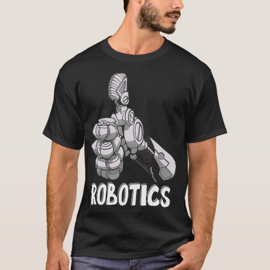ロボット工学 サムズアップ _1 Tシャツ (正面)