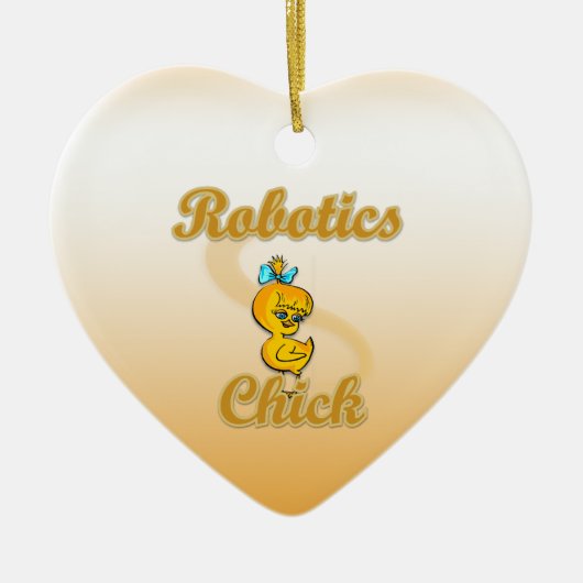 ロボット工学 セラミックオーナメント (正面)