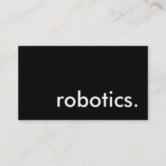 ロボット工学 名刺