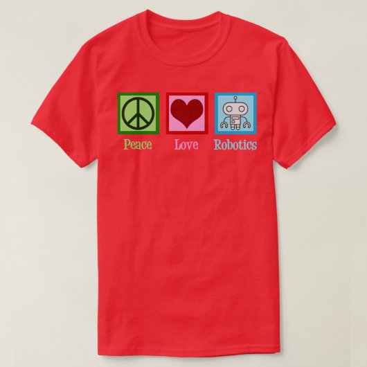 ロボット工学 Tシャツ (デザイン正面)