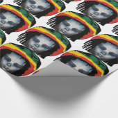 ロボット工学Rastafarian ラッピングペーパー (角)
