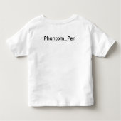 ロボット幼児用シャツ トドラーTシャツ (裏面)