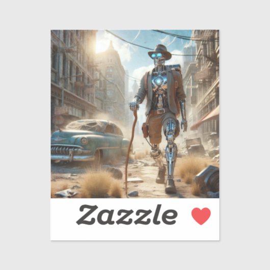 ロボット幽霊町 シール (シート)