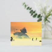 ロボット復活葉書 ポストカード (スタンド正面)