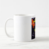 ロボット惑星のマグ コーヒーマグカップ (左)