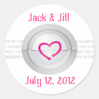 ロボット愛モノグラムシール ラウンドシール