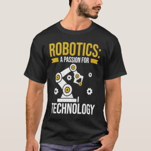 ロボット技術への情熱エンジニアリングProg Tシャツ