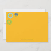 ロボット招待状 / ロボットパーティー / ロボットの誕生日 招待状 (裏面)