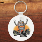 ロボット攻撃キーチェーン キーホルダー (正面)