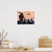 ロボット攻撃 ポスター (キッチン)