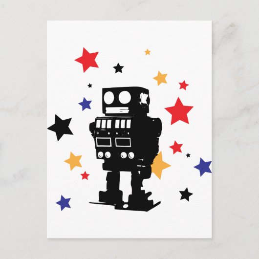 ロボット星 ポストカード (正面)