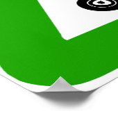 ロボット標識ポスター ポスター (角)