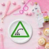 ロボット標識 ペーパープレート (パーティー)