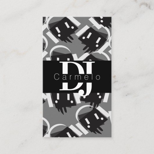 ロボット滴下音楽プロデューサー夜会 名刺 (正面)