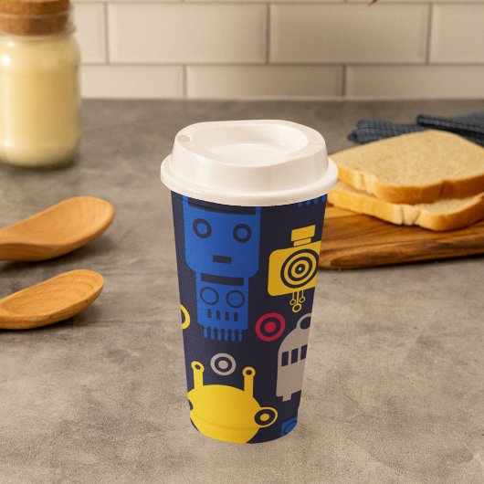 ロボット漫画パターン 紙コップ