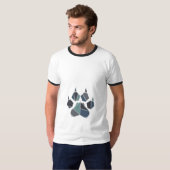 ロボット犬の足パーツシャツ Tシャツ (正面フル)