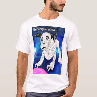 ロボット犬Tシャツ遊ぶ相棒ロボットの子犬 Tシャツ