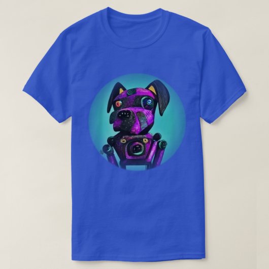 ロボット犬Tシャツ Tシャツ (デザイン正面)