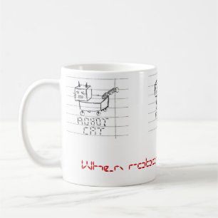 ロボット猫の攻撃時 コーヒーマグカップ