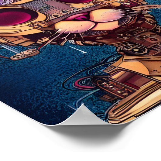 ロボット猫 ポスター (角)