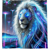 ロボット獅子芸術 シャワーカーテン (正面)