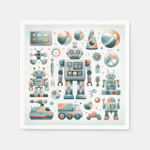 ロボット玩具 スタンダードカクテルナプキン