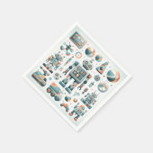 ロボット玩具 スタンダードカクテルナプキン (角)