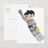 ロボット男の子 ポストカード (正面/裏面)