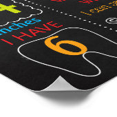 ロボット第1誕生日黒板サイン ポスター (角)