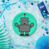 ロボット紙プレート ペーパープレート (パーティー)