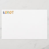 ロボット紙 (裏面)