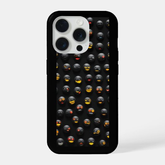 ロボット絵文字 iPhone 15 Pro カバー (裏面)